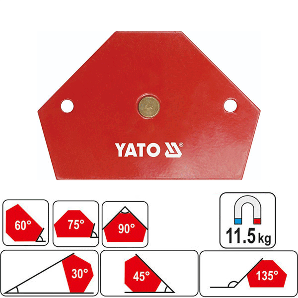Εικόνα του Μαγνητική γωνιά συγκόλλησης 95MM YT - 0866, υψηλής ποιότητας προϊόν για επαγγελματική χρήση