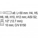 Εικόνα του Μύτες σετ ALLEN 7 τεμαχίων YT - 0412, υψηλής ποιότητας προϊόν για επαγγελματική χρήση