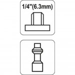 Εικόνα του Ταχυσύνδεσμος αέρος 1/4Χ1/4 YT - 2399, υψηλής ποιότητας προϊόν για επαγγελματική χρήση