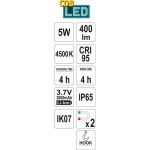 Εικόνα του Φακός 5W YT - 08509, υψηλής ποιότητας προϊόν για επαγγελματική χρήση