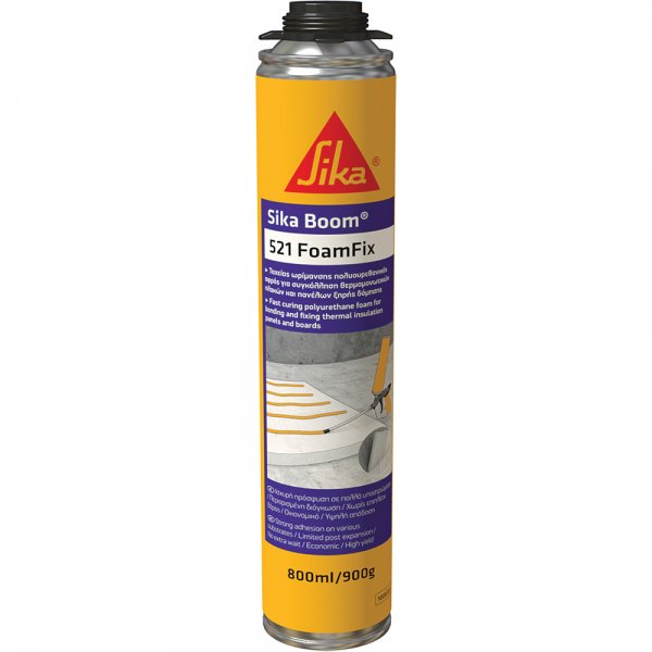 Εικόνα του Sika Boom® - 521 foamfix
Πολυουρεθανικός αφρός, υψηλής ποιότητας προϊόν για επαγγελματική χρήση