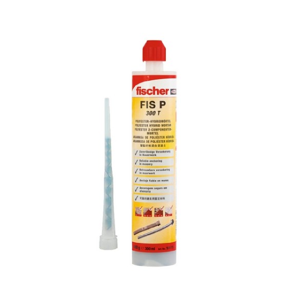 Fischer FIS P 300 T ΧΗΜΙΚΟ ΒΥΣΜΑ ΣΕ ΦΥΣΙΓΓΑ (GR) για ΑΞΕΣΟΥΑΡ & ΑΝΑΛΩΣΙΜΑ