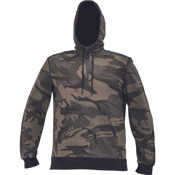 ΜΠΛΟΥΖΑ ΦΟΥΤΕΡ ΜΕ ΚΟΥΚΟΥΛΑ-HOODIE CRAMBE ΚΑΜΟΥΦΛΑΖ 65%poly-35%cott, 340 g/m² M για ΠΡΟΣΤΑΣΙΑ