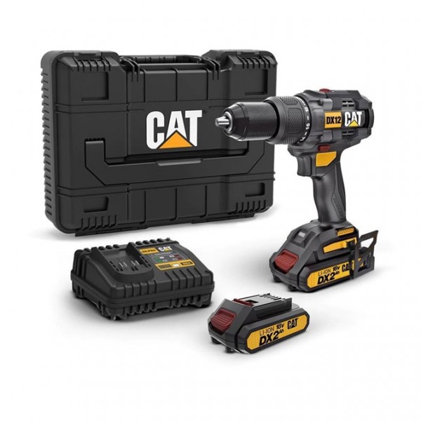 CAT SET ΔΡΑΠΑΝΟΚΑΤΣΑΒΙΔΟ ΚΡΟΥΣΤΙΚΟ Li-ion 18V 2x2Ah DX12 για ΜΗΧΑΝΗΜΑΤΑ