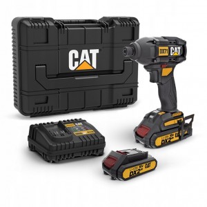 CAT SET ΚΑΤΣΑΒΙΔΙ ΠΑΛΜΙΚΟ Li-ion 18V 2x2Ah DX71 για ΜΗΧΑΝΗΜΑΤΑ