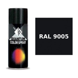 ΣΠΡΕΙ ΜΑΥΡΟ ΜΑΤ ''BLACK MATT'' QUANTUM RAL 9005 - 400ml για ΕΙΔΗ ΒΑΦΗΣ