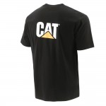 CAT Μπλουζάκι κοντομάνικο ΜΑΥΡΟ TRADEMARK TEE  για ΠΡΟΣΤΑΣΙΑ