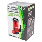 RAIDER ΑΝΤΛΙΑ ΥΠΟΒΡΥΧΙΑ ΑΚΑΘΑΡΤΩΝ RD-WP63 550W 1"max 208L/min 7m 070170 για ΜΗΧΑΝΗΜΑΤΑ