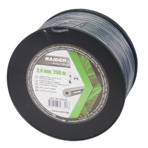 RAIDER ΜΕΣΙΝΕΖΑ ΣΤΡΟΓΓΥΛΗ ΜΕ ΣΥΡΜΑ 2,4mm*260m 110236 για ΑΞΕΣΟΥΑΡ & ΑΝΑΛΩΣΙΜΑ