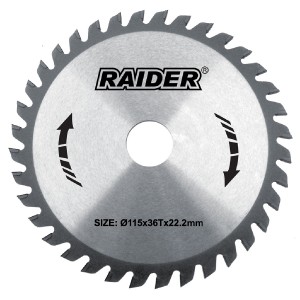 RAIDER ΔΙΣΚΟΣ ΚΟΠΗΣ ΞΥΛΟΥ Φ20/ Φ180/24Δόντια 163102 για ΑΞΕΣΟΥΑΡ & ΑΝΑΛΩΣΙΜΑ