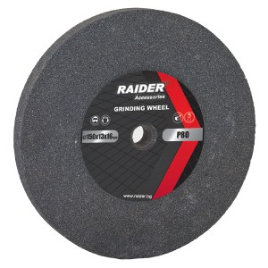 RAIDER ΠΕΤΡΑ ΛΕΙΑΝΣΗΣ ΓΚΡΙ ΧΟΝΤΡΗ Φ150 Ρ36 165119 για ΑΞΕΣΟΥΑΡ & ΑΝΑΛΩΣΙΜΑ