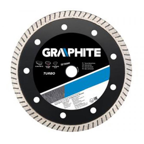 GRAPHITE Δίσκος δομικών Turbo 125mm 57H621