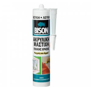 Bison Acrylic Universal Ακρυλική Μαστίχη Ξύλου Λευκή 300ml 66913