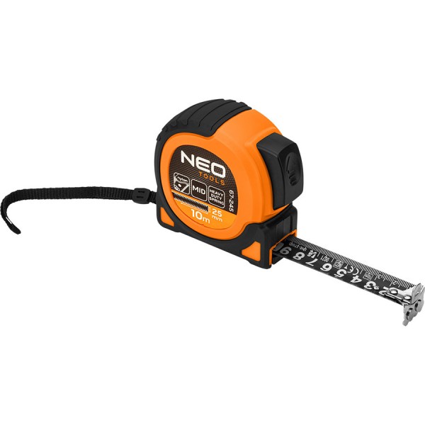 NEO TOOLS Μέτρο μαγνητικό 10m x 25mm 67-245