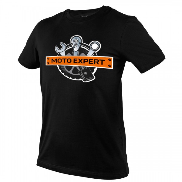 NEO TOOLS T-Shirt Moto Expert μαύρο 81-643