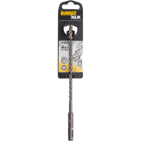 DeWALT Τρυπάνια XLR SDS PLUS Πλήρες Κεφάλι Καρβιδίου 6.5x210mm DT8917