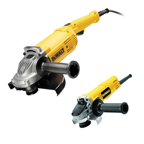 DEWALT Σετ Γωνιακών τροχών DWE4157 (125mm) & DWE492 (230mm) DWE492DUO2