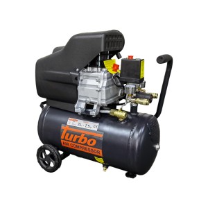 Εικόνα του Turbo Αεροσυμπιεστής 2,5 HP, 25lt TRB24, εργαλείο βιομηχανικής χρήσης.