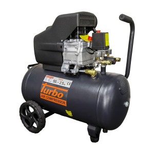 Εικόνα του Turbo Αεροσυμπιεστής 2,5 HP, 50lt TRB50, εργαλείο βιομηχανικής χρήσης.