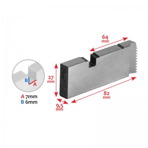 Μαχαίρια 1/2"-3/4" BSPT Βιδολόγου ττ-50 HSS - 43320