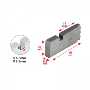 Εικόνα του Μαχαίρια 1"-2" BSPT βιδολόγου TT-50A HSS - 43330, υψηλής ποιότητας προϊόν για επαγγελματική χρήση