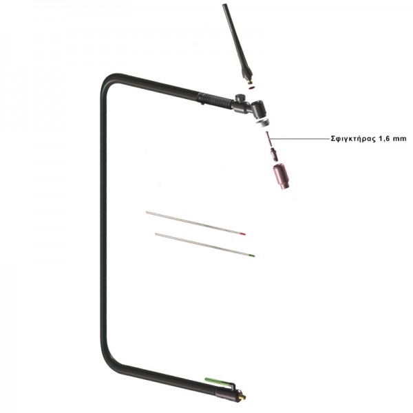 Εικόνα του ΣΦΙΓΚΤΗΡΑΣ D1.6 τσιμπίδας TIG - 46049, υψηλής ποιότητας προϊόν για επαγγελματική χρήση