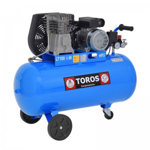 Εικόνα του TOROS: ΑΕΡΟΣΥΜΠΙΕΣΤΗΣ ΜΕ ΙΜΑΝΤΑ 100 LIT/3HP 230V, υψηλής ποιότητας προϊόν για επαγγελματική χρήση