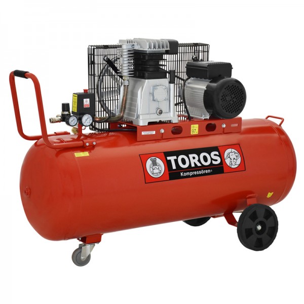 Εικόνα του TOROS Αεροσυμπιεστής 150Lt 3HP 230V/50Hz, εργαλείο βιομηχανικής χρήσης.