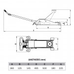 Εικόνα του Καροτσόγρυλος  2 Ton ETJ-1102, υψηλής ποιότητας προϊόν για επαγγελματική χρήση