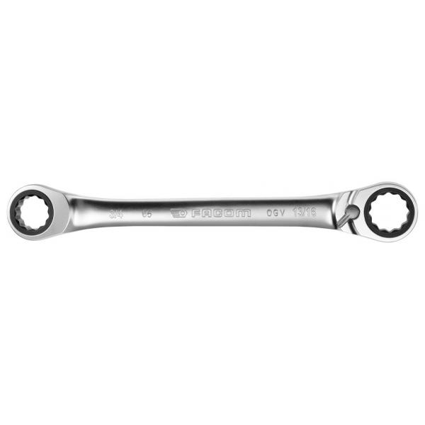 FACOM 65.1/2X9/16 RATCHET RING WRENCH 12P 10X11