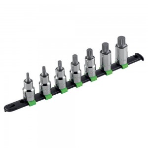 Σετ καρυδάκια XZN 1/2" σε ράγα 5-16 7 τεμαχίων FG 150M/S7 FASANO Tools Κασετίνες Καρυδάκια