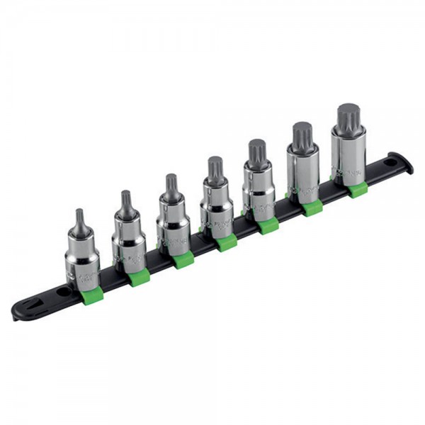 Σετ καρυδάκια XZN 1/2" σε ράγα 5-16 7 τεμαχίων FG 150M/S7 FASANO Tools Κασετίνες Καρυδάκια