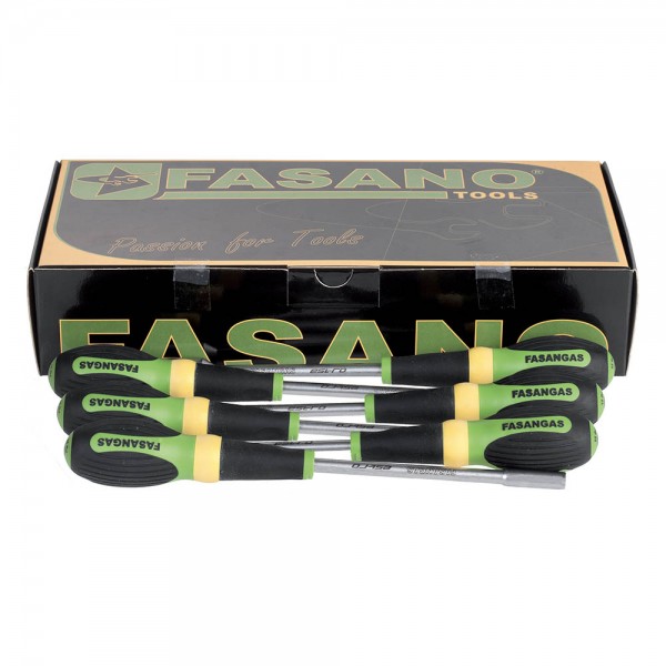 Σετ κατσαβίδια καρυδάκια 6 τεμαχίων FG 22FX/S6 FASANO Tools Κατσαβίδια & Μύτες