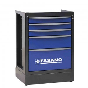 Συρταριέρα σταθερή πάγκου FG 118/69B5 FASANO TOOLS