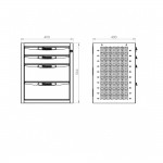 Βάση - μπαούλο με συρτάρια VAN FG 119V/C49-5B FASANO TOOLS | Εξοπλισμός Επαγγελματικών Αυτοκινήτων | karaiskostools.gr