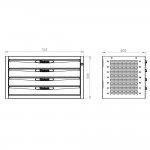 Βάση - μπαούλο με συρτάρια FG 119V/C73-4 FASANO TOOLS | Εξοπλισμός Επαγγελματικών Αυτοκινήτων | karaiskostools.gr