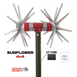 Ελαιοραβδιστικά Yamastik SUNFLOWER 4X4 12-15 Volt (για μπαταρία) με λαβή απο ανθρακόνημα και μοτέρ με ψύκτρες 400 Watt